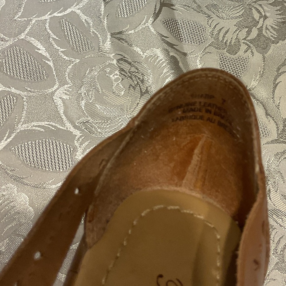 Passofino Huarache Sandals Women Size 7 Brown Excellent Woven Leather Flats - Picture 3 of 5